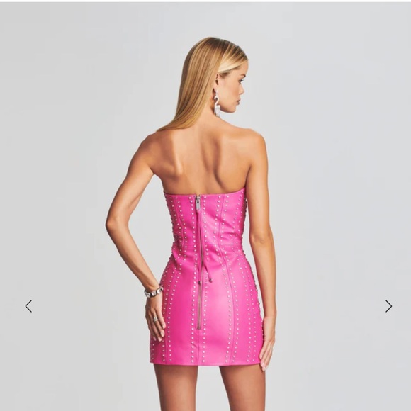 Retrofête Vesta Embellished Leather Dress - Picture 11 of 12